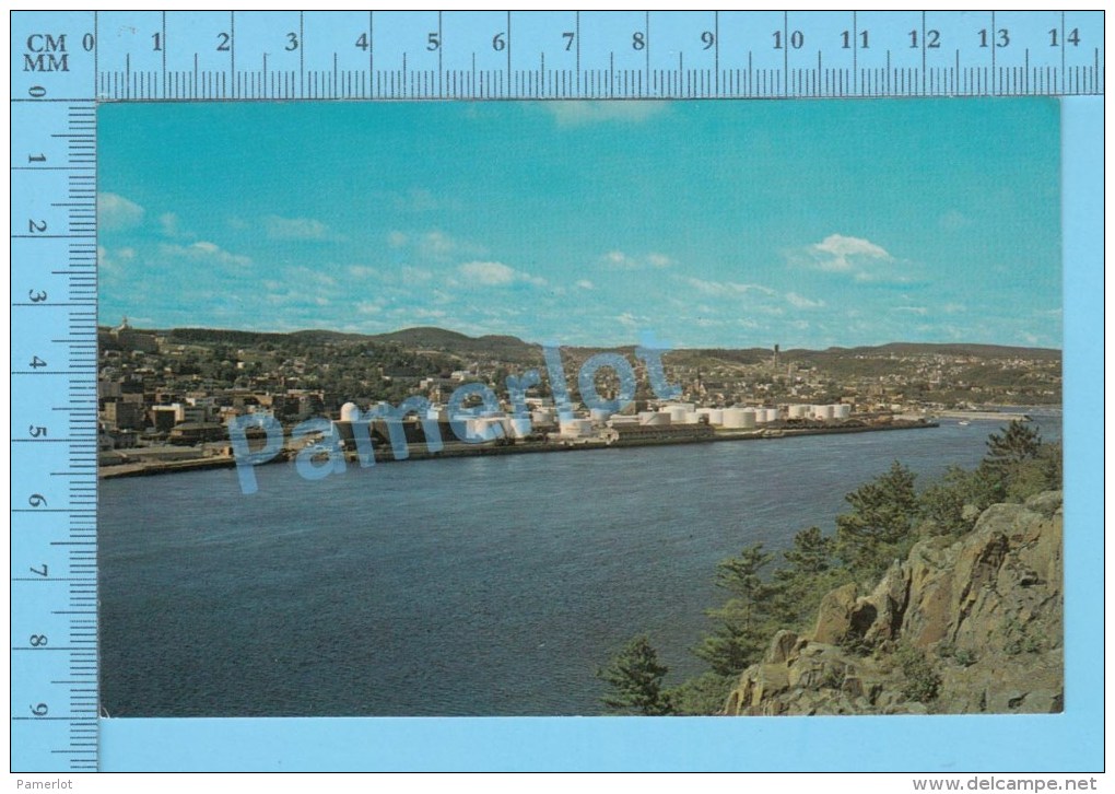 Chicoutimi Quebec( La Ville Vue Du Cap St-Francois ) Carte Postale Postcard ,2 Scans - Chicoutimi