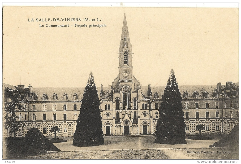 LA SALLE DE VIHIERS - La Communauté - Facade Principale  51 - Other & Unclassified