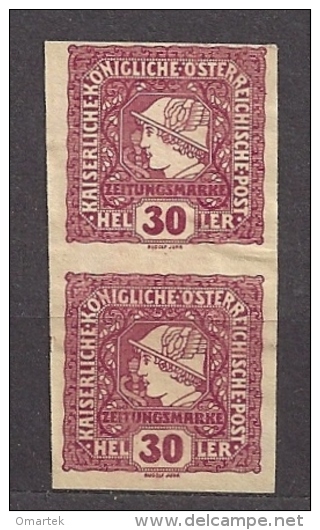 AUSTRIA Österreich 1916 MH (*) Mi 216 Zeitungsmarken . Newspaper Stamp - Ungebraucht