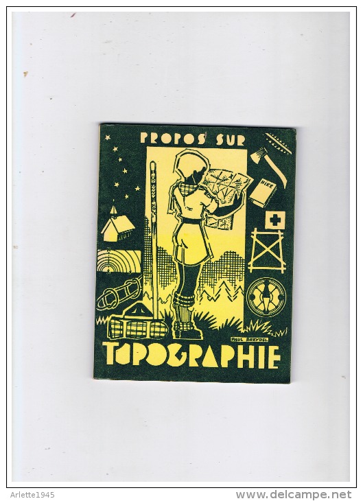 SCOUTISME  ORIENTATION  LA TOPOGRAPHIE   1961 - Scoutisme