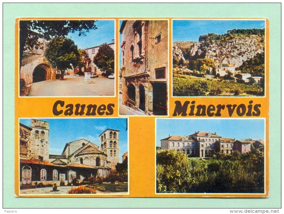 CPM  FRANCE  11  -  CAUNES-MINERVOIS  -  6374  Divers Aspects  ( Combier 1985 ) - Altri & Non Classificati