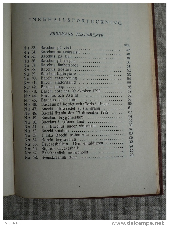 Carl Michael Bellman Samlade Arbeten Fredmans Testamente 1928 Malmo Varldslitteraturens Forlag. 16 photos.