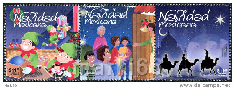 Mexico - 2012 - Christmas - Mint Stamp Set - Mexico