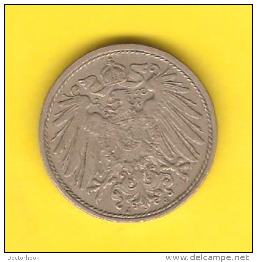 GERMANY   10 PFENNIG  1906 J  (KM # 12) - 10 Pfennig