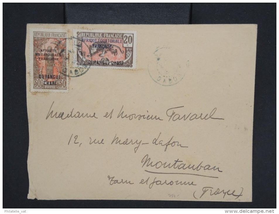 FRANCE-OUBANGUI-Enveloppe Pour Montauban En 1932 à Voir P6746 - Storia Postale