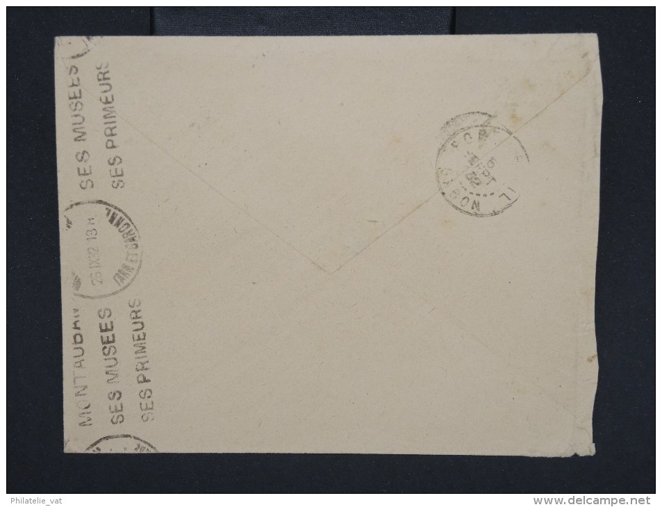 FRANCE-OUBANGUI-Enveloppe Pour Montauban En 1932 à Voir P6746 - Cartas & Documentos