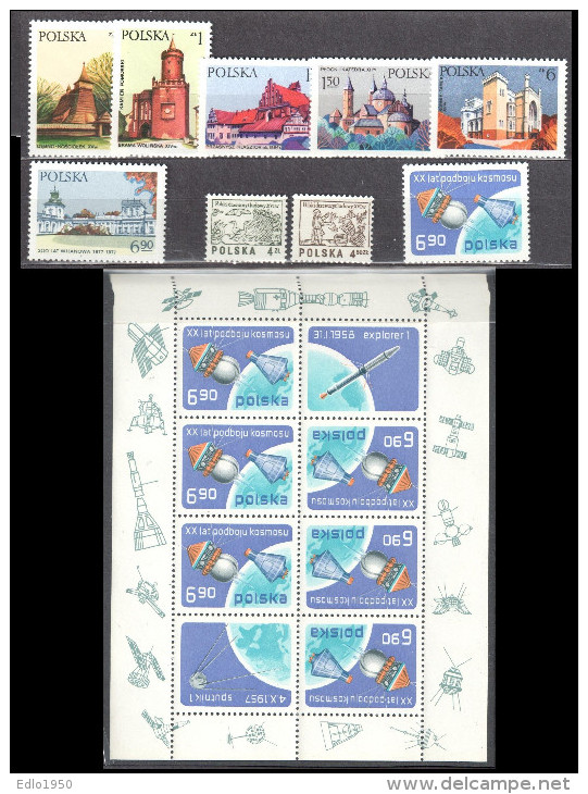 Poland 1977 - Complete Year Set - MNH (**) - Ganze Jahrgänge