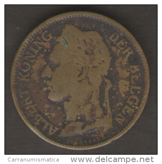 CONGO BELGA 50 CENTS 1926 - 1910-1934: Albert I