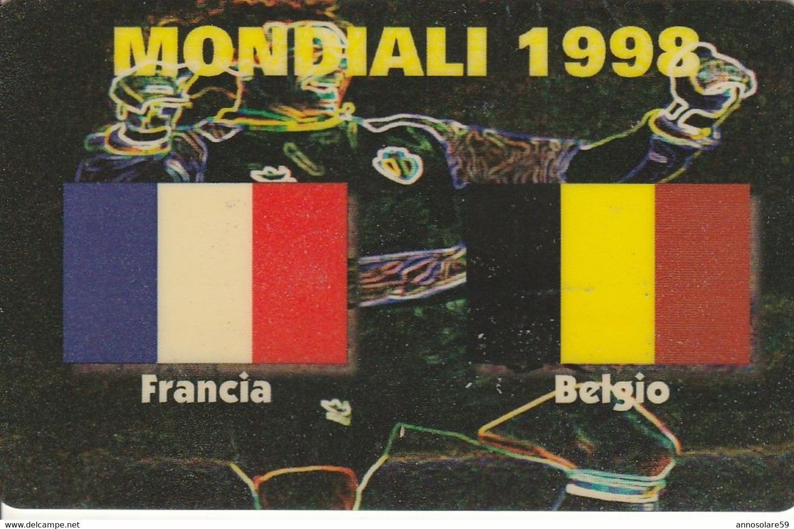 CARTA TELEFONICA INTERNAZIONALE PHONECARD - MONDIALI DI CALCIO 1998 IN FRANCIA "FRANCIA / TUNISIA - LEGGI - Sport