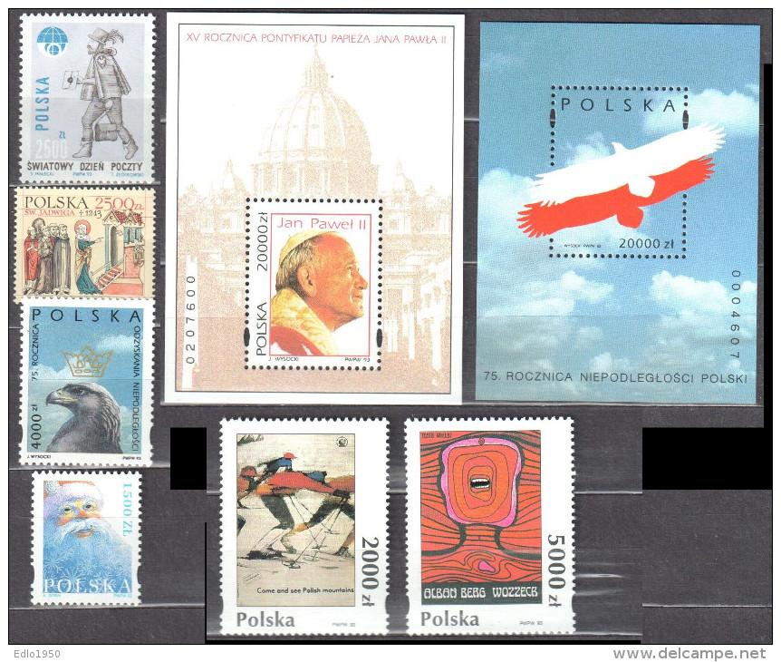 Poland 1993 - Year Set - MNH (**) - Full Years