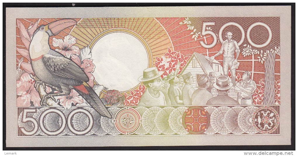 Suriname 500 Gulden 1988 P135b  UNC - Suriname