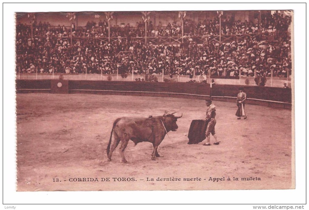 Corrida Tauromachie Course De Taureaux Toros La Derniere Suerte Appel A La Muleta - Corrida