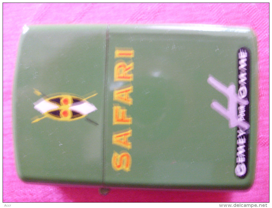 Briquet à Essence : SAFARI _ GEMEY Pour Homme - Other & Unclassified