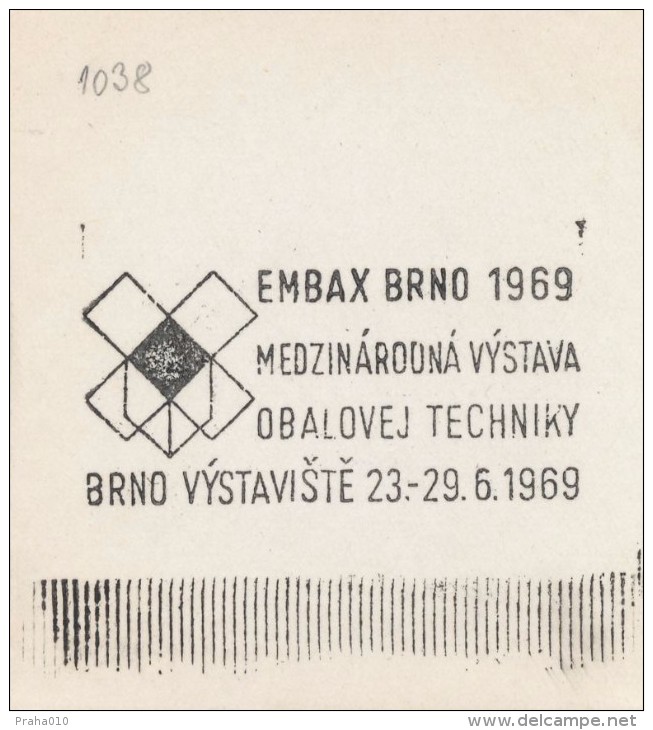 J2454 - Czechoslovakia (1945-79) Control Imprint Stamp Machine (R!): International Exhibition Packaging Technology (SK) - Ensayos & Reimpresiones