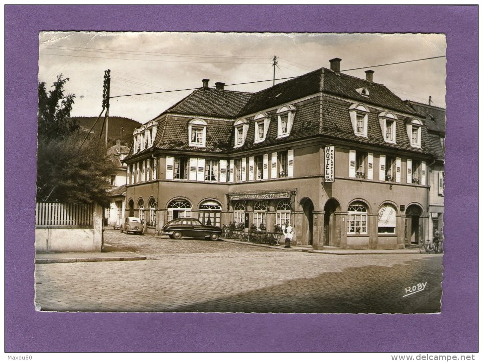 MUNSTER - Hôtel Des Vosges - (Vieilles Voitures) - 1957 - - Munster