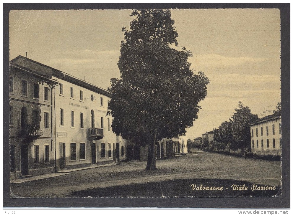 9795-VALVASONE(PORDENONE)-VIALE STAZIONE-1953-FG - Pordenone