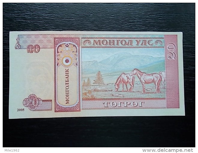 Mongolia - 20 Togrog 2005 UNC - Mongolia