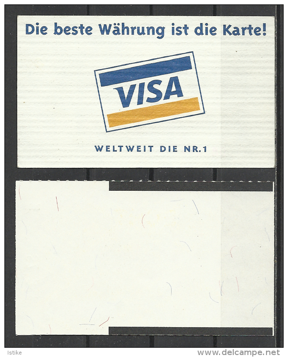 Austria, Vienna, Wiener Linien, Metro Tickets, Visa Advertising, 2001. - Europa