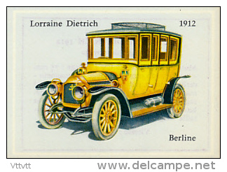 Image, VOITURE, AUTOMOBILE : Berline, Lorraine Dietrich (1912), Texte Au Dos - Voitures