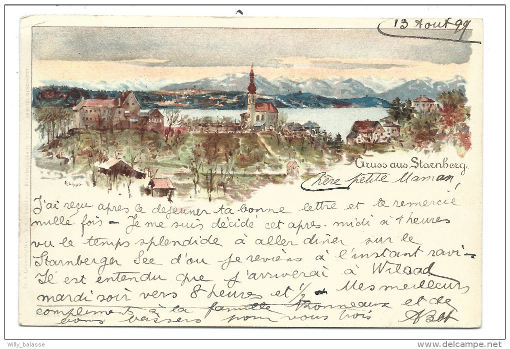 ///   CPA - Allemagne - Gruss Aus STARNBERG - 1899   // - Starnberg