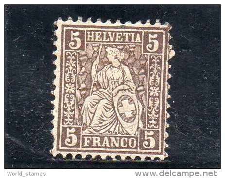 SUISSE 1862 * - Unused Stamps