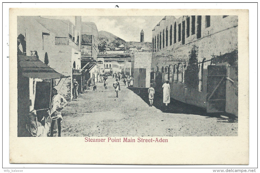 ///   CPA - Asie - YEMEN - ADEN - Steamer Point Main Street   // - Yemen