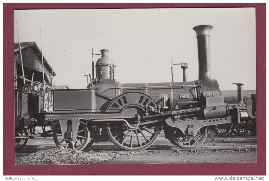 PHOTO TRAIN - 220615 - N°3 N°80- Locomotive Gare Chemin De Fer - Stations With Trains