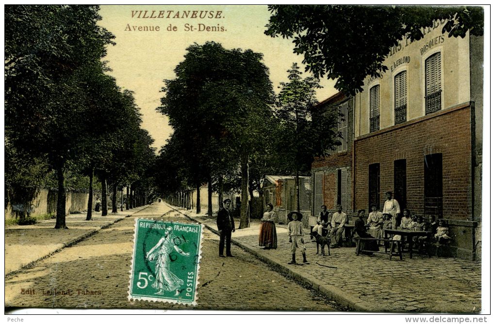 N°43273 -cpa Villetaneuse -avenue De St Denis- - Villetaneuse