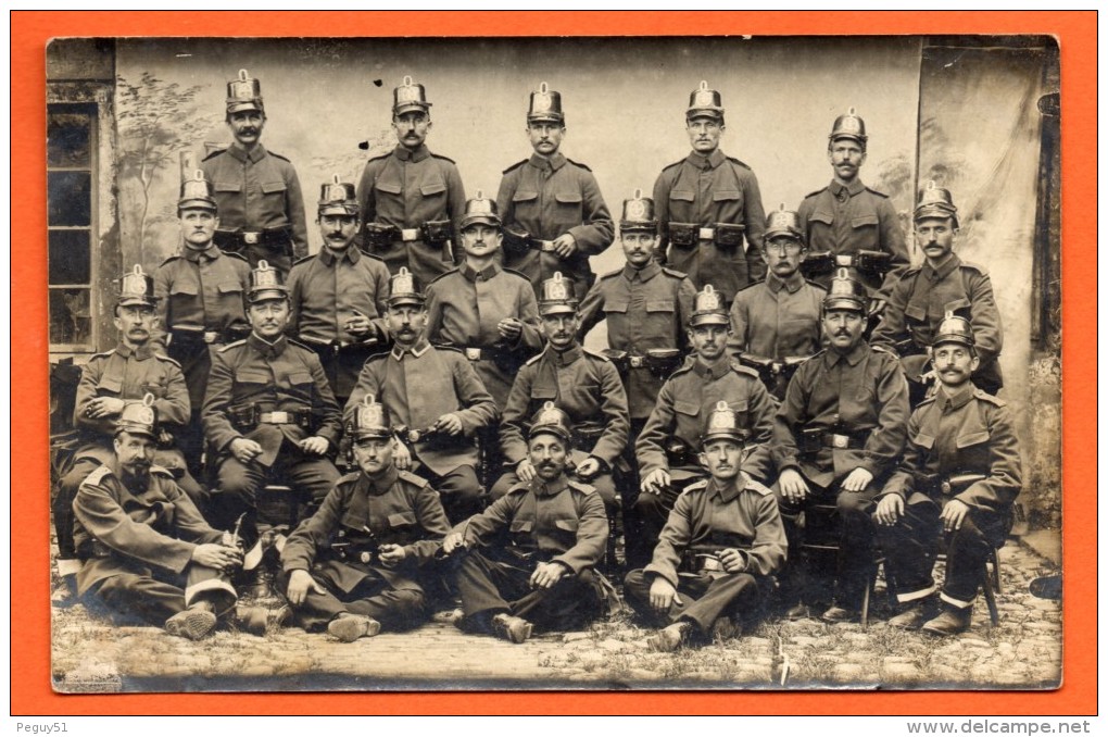 Trier. Hornkaserne. Officiers Et Soldats Allemands Du 3. Rheinische Infanterie Regiment Nr 29. Feldpost 1914 - Trier