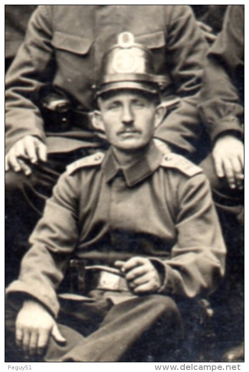 Trier. Hornkaserne. Officiers Et Soldats Allemands Du 3. Rheinische Infanterie Regiment Nr 29. Feldpost 1914 - Trier