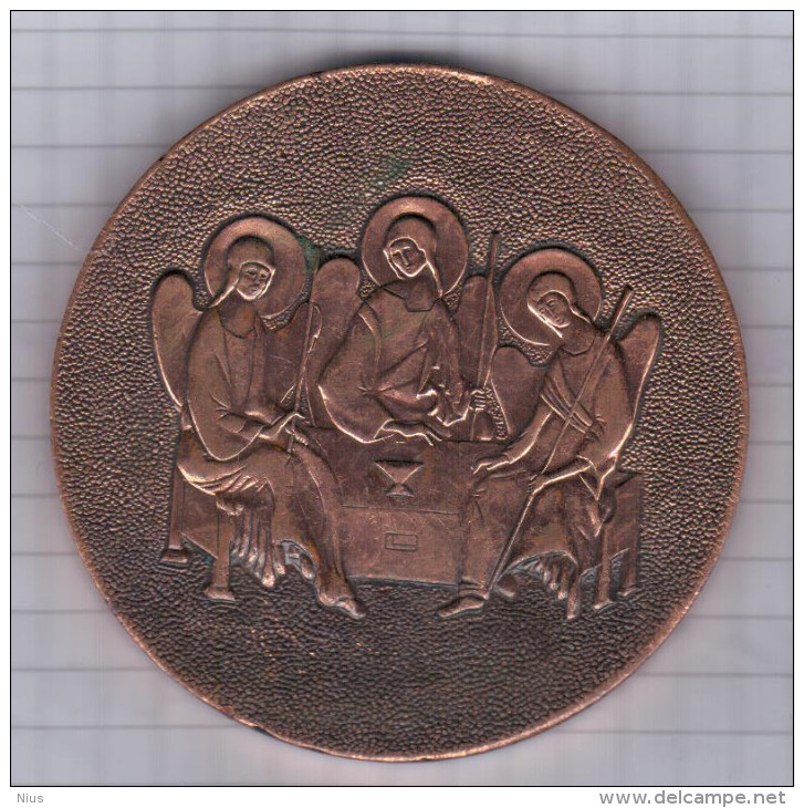 Russia USSR Museum Of Russian Ancient Art, Named Andrei Rublev Or Rubliov, Orthodox Church Medal - Ohne Zuordnung