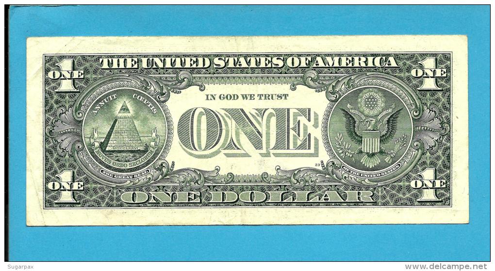 U. S. A. - 1 DOLLAR - 2003 A - Pick 515 B - NEW YORK - 2 Scans - Biljetten Van De  Federal Reserve (1928-...)