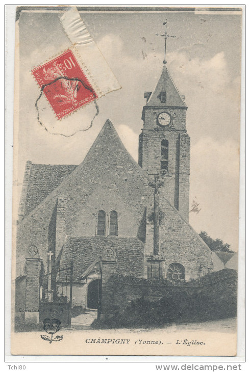 CHAMPIGNY SUR YONNE  L'Eglise - Champigny