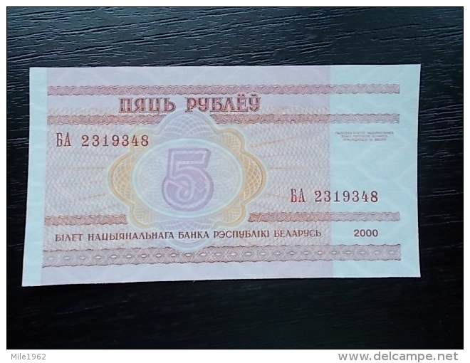 BELARUS - 5 Ruble -2000 - UNC - Belarus