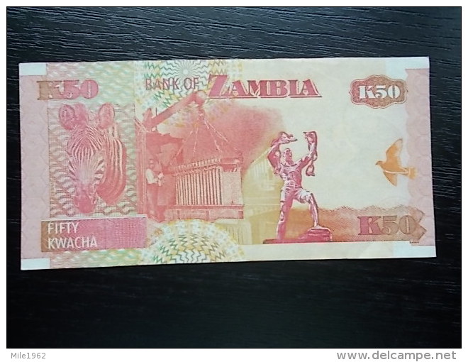 ZAMBIA - 50 KWACHA - 2007 - UNC - Zambia