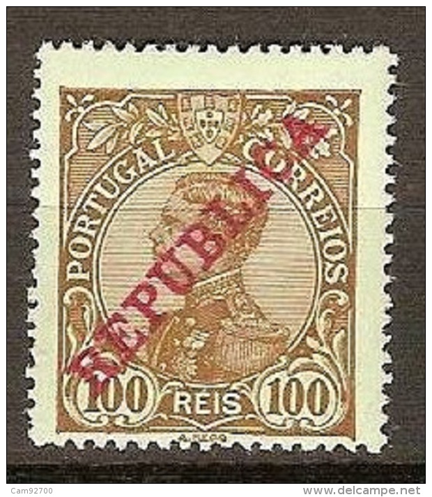 Portugal - 1910 YT 177 - Surcharge Républica Trace De Charnière - Neufs