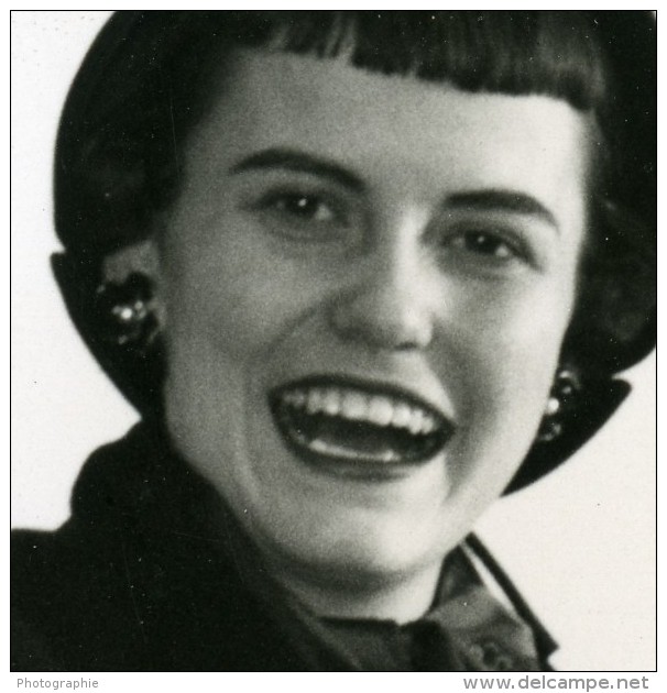 Americaine Eleanor Maley Miss Lait Arrive à Orly Ancienne Photo De Presse 1954 - Autres & Non Classés