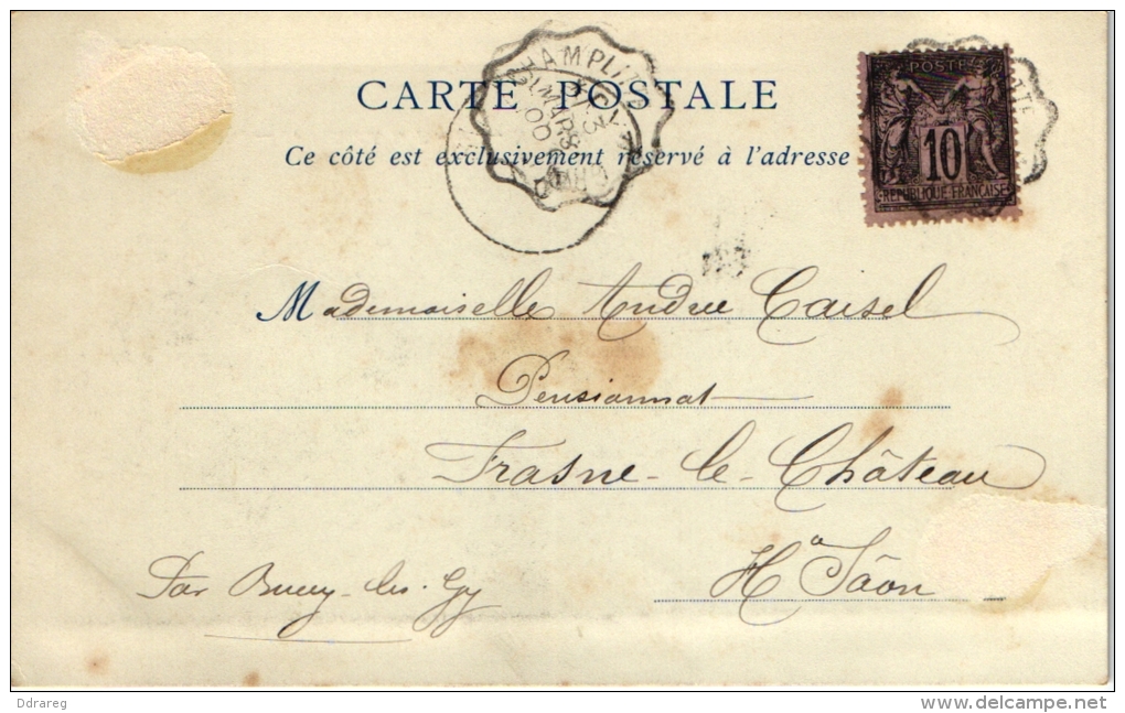 Cpa - 69 - Lyon En 1900 - Palais De La Bourse (recto-verso) - Lyon 9