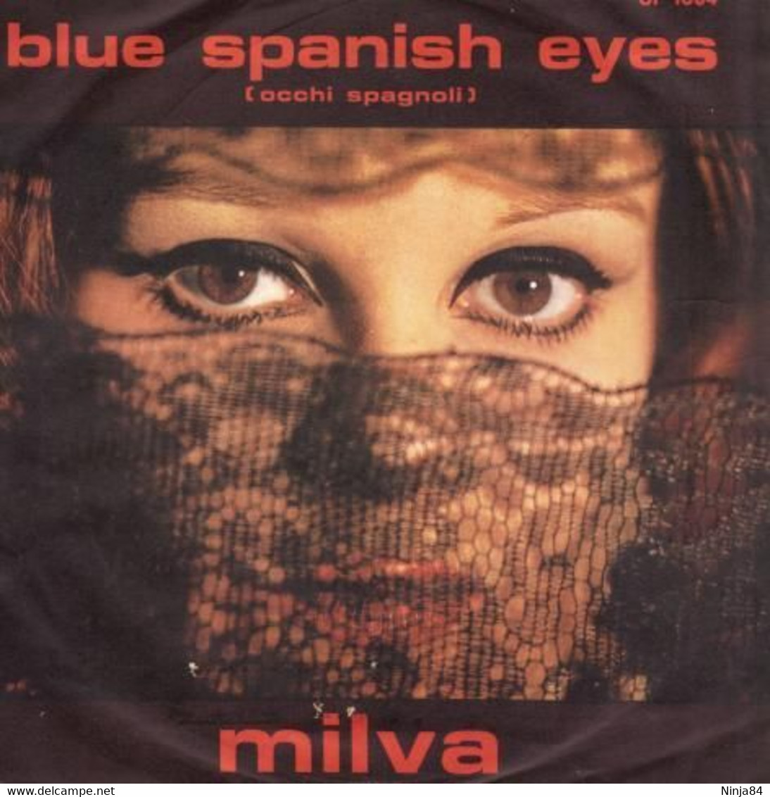 SP 45 RPM (7")  Milva  "  Blue Spanish Eyes  "  Italie - Other - Italian Music