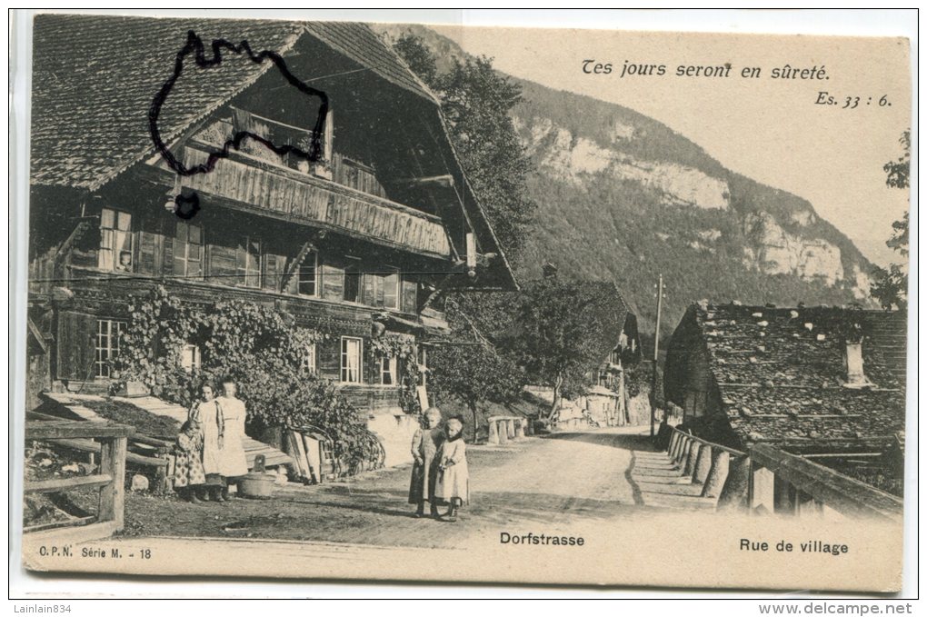 - Zurich - Dorfstasse, Rue Du Village, Belle Animation, écrite En 1911, TBE, Scans. - Dorf