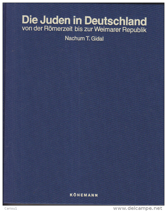 C1 JUDAICA Allemagne GIDAL Die JUDEN IN DEUTSCHLAND Romerzeit Bis Weimar RELIE - Judentum