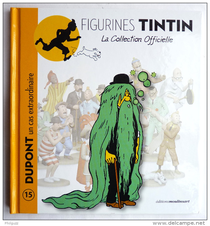 Livre FIGURINES TINTIN - Moulinsart TF1 - N°15 - DUPONT Un Cas Extraordinaire LUNE - Tintin