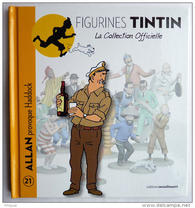 Livre FIGURINES TINTIN - Moulinsart TF1 - N°21  - ALLAN PROVOQUE HADDOCK - Tintin