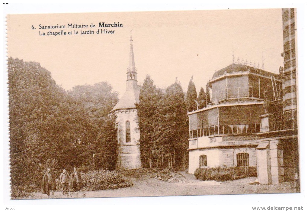 31040  -  Marchin  Sanatorium  Militaire -  La Chapelle Et Le Jardin D'hiver - Marchin