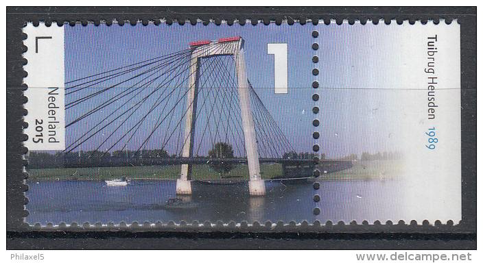Nederland - Uitgiftedatum 30 Maart 2015 – Bruggen/Bridges/Ponts/Brücken - Tuibrug In Heusden - MNH/postfris - Bruggen