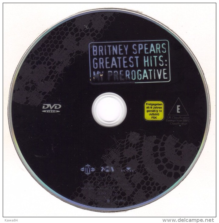 D-V-D  Britney Spears  "  Greatest Hits  "  Europe - Musik-DVD's