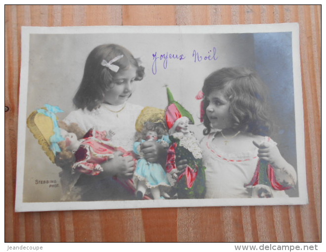 - Cpa - Enfants - Joyeux Noêl - Lot 3 Cartes Postale -  + Une Cadeau - Houx - - Autres & Non Classés