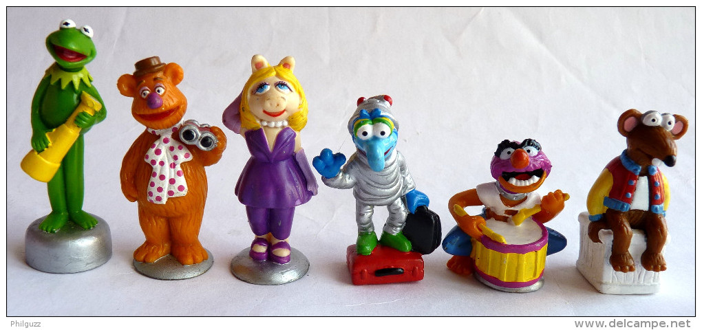 LOT 6 FIGURINES MUPPETS SHOW - SERIE COMPLETE KELLOGG'S  Muppet Figurine 1999 - Autres & Non Classés