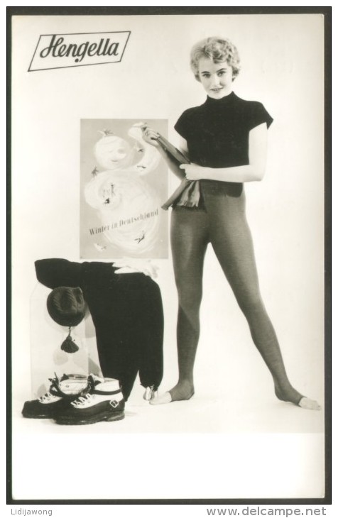 AALEN Württemberg HENGELLA Clothing Products FASHION 60´s ADVERT WERBUNG PHOTO (rppc) 14 X 9 Cm PIN-UP Model - Aalen