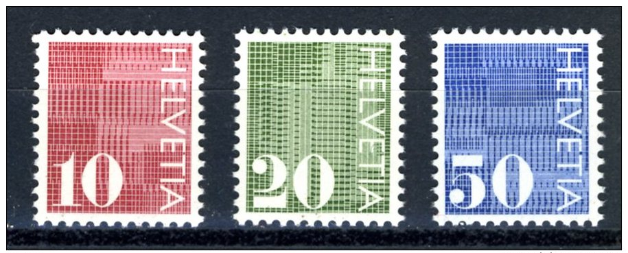 Switzerland 1970 SG 801-803 MNH - Unused Stamps